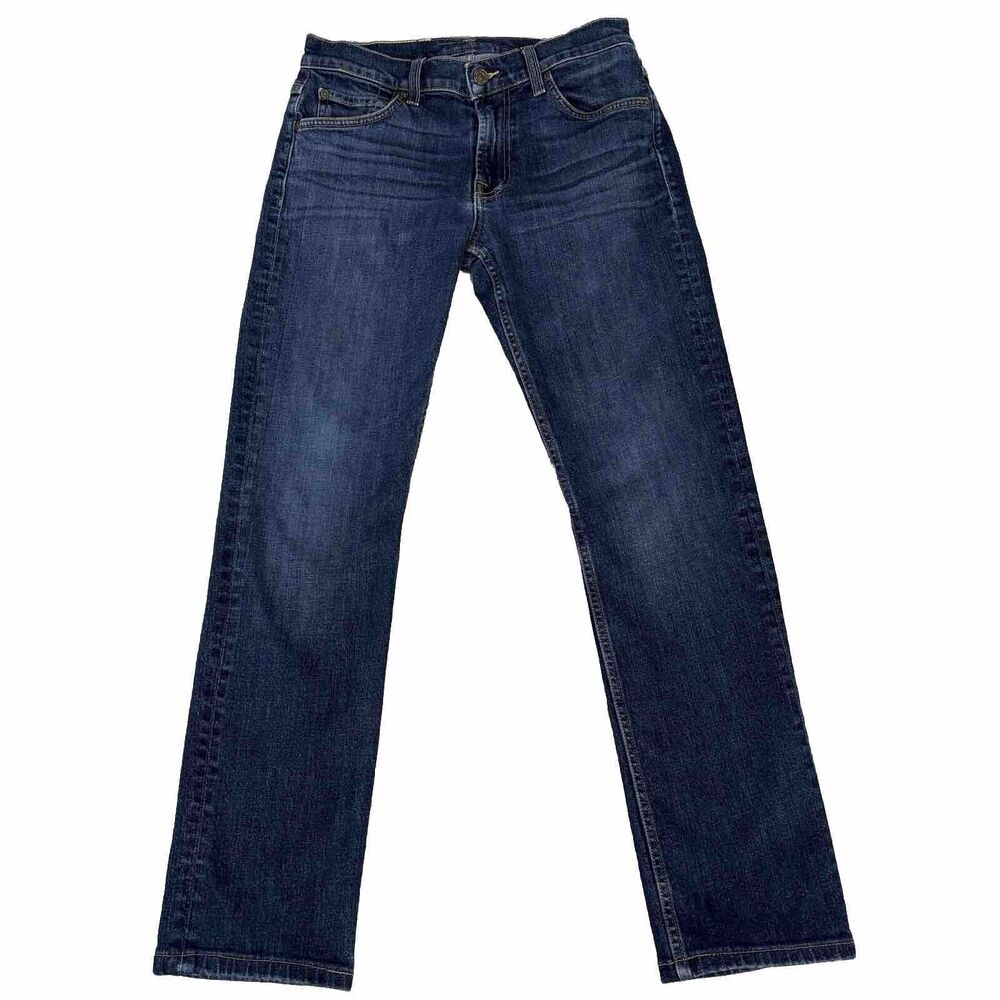 7 For All Mankind Men's Slimmy Slim Straight Jeans Blue Stretch Size 31